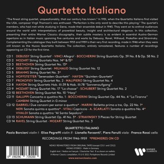 Quartetto Italiano - Prima la musica : the complete Warner Recordings