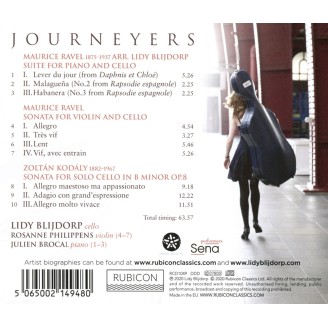 Rosanna Philippens & Julien Brocal - Journeyers (Ravel, Kodaly)