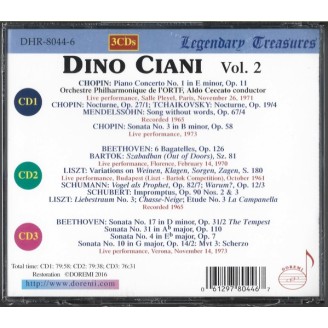 CHOPIN - Ciani - Concerto pour piano et orchestre n°1 en mi mineur op.11(Vol.2)