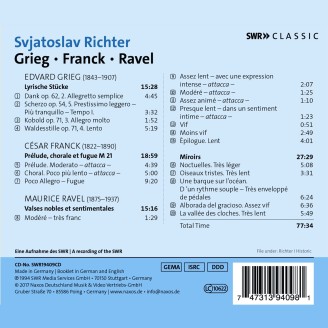 Sviatoslav Richter - Schwetzinger Festspiele 1994