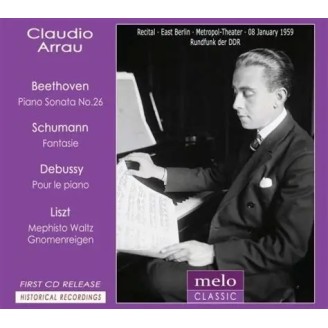 Claudio Arrau - Recital East-Berlin Metropol-Theater, 08/01/1959