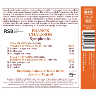 FRANCK / CHAUSSON - Jean-Luc Tingaud - Symphonies