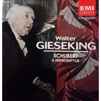 SCHUBERT - Gieseking - Huit impromptus (remastered by Yoshio Okazaki, import Japon)