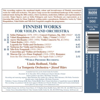 Linda Hedlund - Finnish Works for Violin & Orchestra
