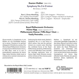 MAHLER - Vasily Petrenko - Symphonie n° 3 en ré mineur
