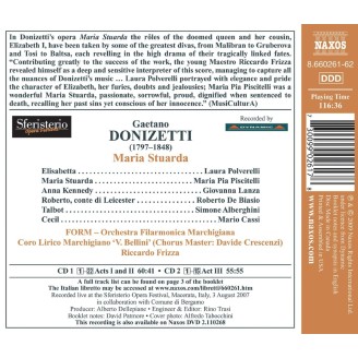 DONIZETTI - Frizza - Maria Stuarda