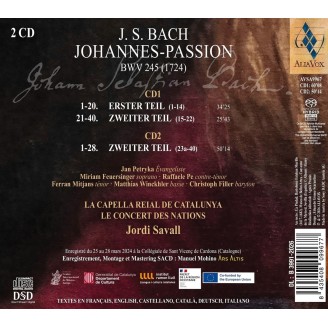 BACH - Jordi Savall - Johannes-Passion BWV 245 (1724)