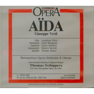 VERDI - Schippers - Aida : extraits (Live New york, 25 - 2 - 1967)