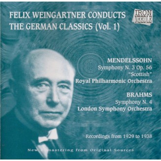 MENDELSSOHN-BAR - Weingartner - Symphonie n°3 op.56 'Écossaise'