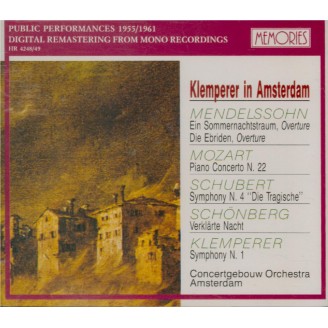 Klemperer à Amsterdam Public performances