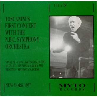 BRAHMS - Toscanini - Symphonie n°1 pour orchestre en do mineur op.68 live New York 25 - 12 - 1934