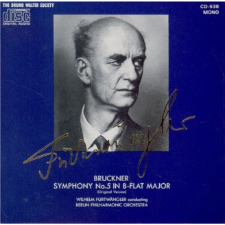 BRUCKNER - Furtwängler - Symphonie n°5 en si bémol majeur WAB 105 (import Japon)