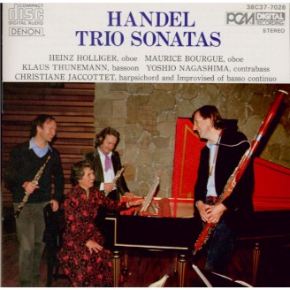 HAENDEL - Heinz Holliger - Trio Sonatas (Import Japon)