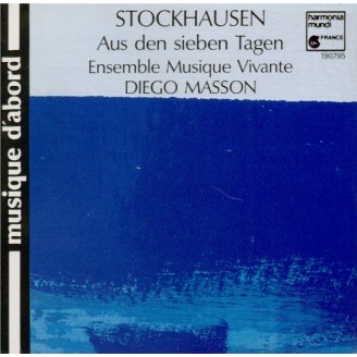 STOCKHAUSEN - Masson - Aus den sieben Tagen