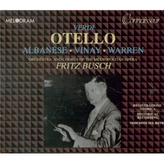 VERDI - Busch - Otello, opéra en quatre actes (live MET 18 - 12 - 1948) live MET 18 - 12 - 1948