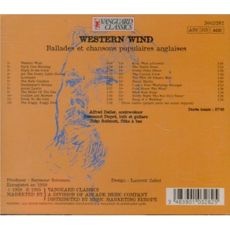 Western Wsind Ballades et chansons populaires anglaises