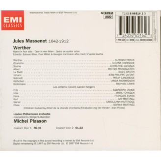 MASSENET - Kraus - Werther, drame lyrique