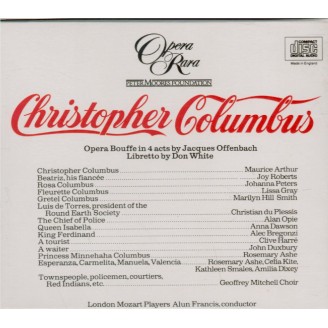 OFFENBACH - Francis - Christopher Columbus (Version en anglais) Version en anglais
