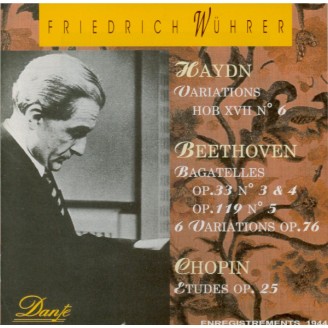 CHOPIN - Wührer - Douze études pour piano op.25