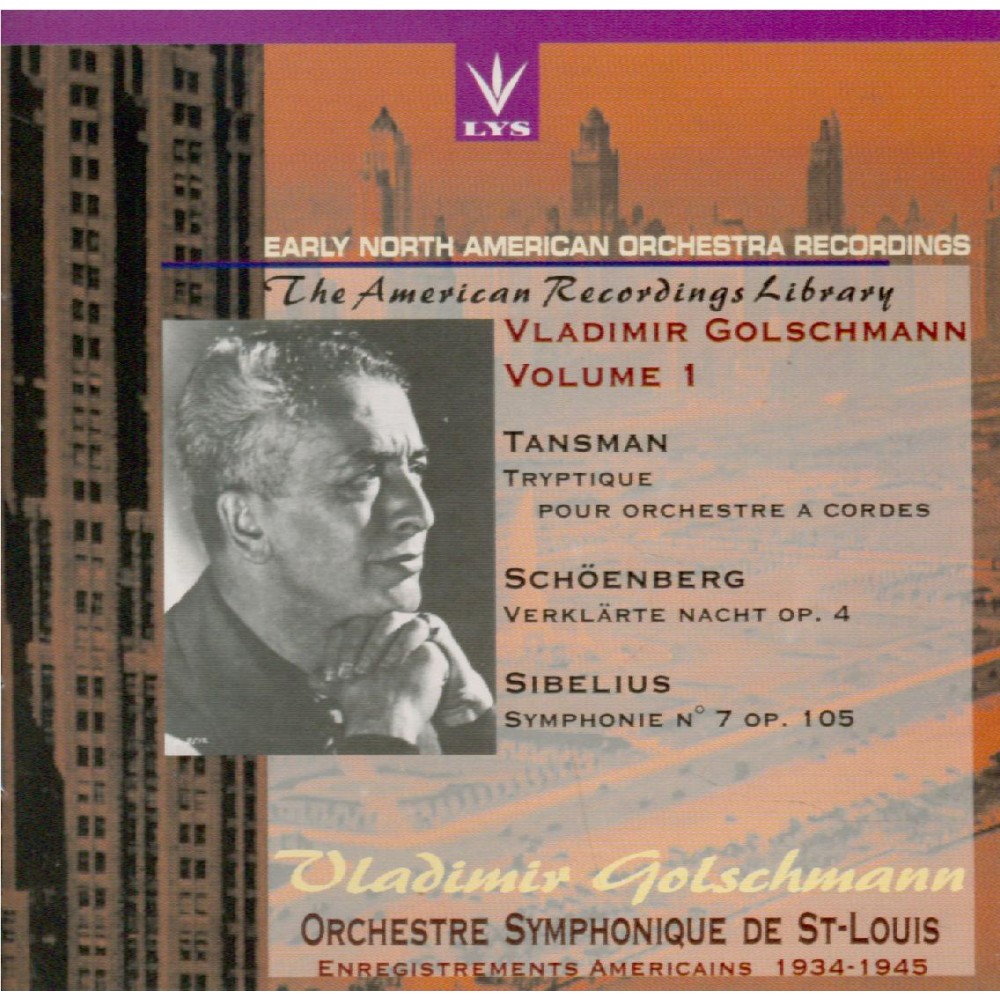 TANSMAN - Golschmann - Tryptique (Vladimir Golschmann Vol.1)