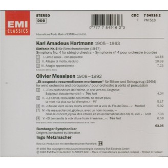HARTMANN - Metzmacher - Symphonie n°4