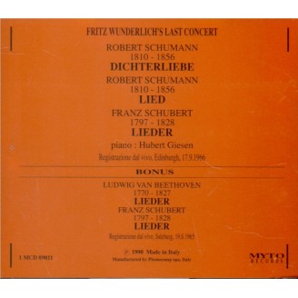 Fritz Wunderlich's Last Concert