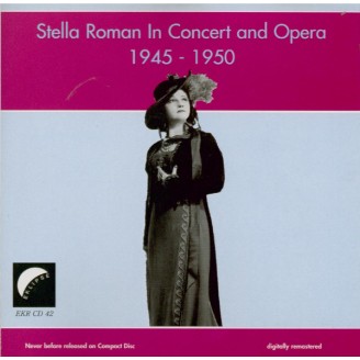 Stella Roman in concert and opera 1945 / 1950