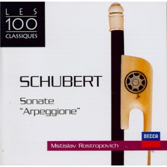 SCHUBERT - Rostropovich - Sonate pour piano et arpeggione (ou violoncell