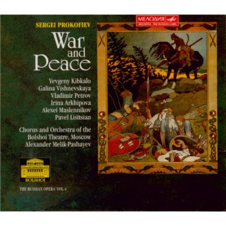 PROKOFIEV - Melik-Pashayev - Guerre et paix, opéra en 5 actes op.91