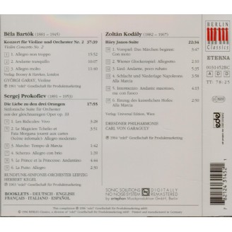 BARTOK - Garaguly - Concerto pour violon n°2 Sz.112 BB.117