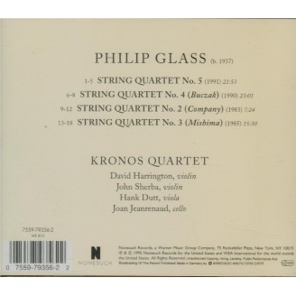 GLASS - Kronos Quartet - Quatuor à cordes n°2