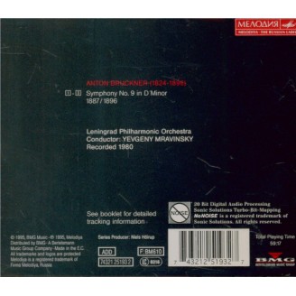 BRUCKNER - Mravinsky - Symphonie n°9 en ré mineur WAB 109
