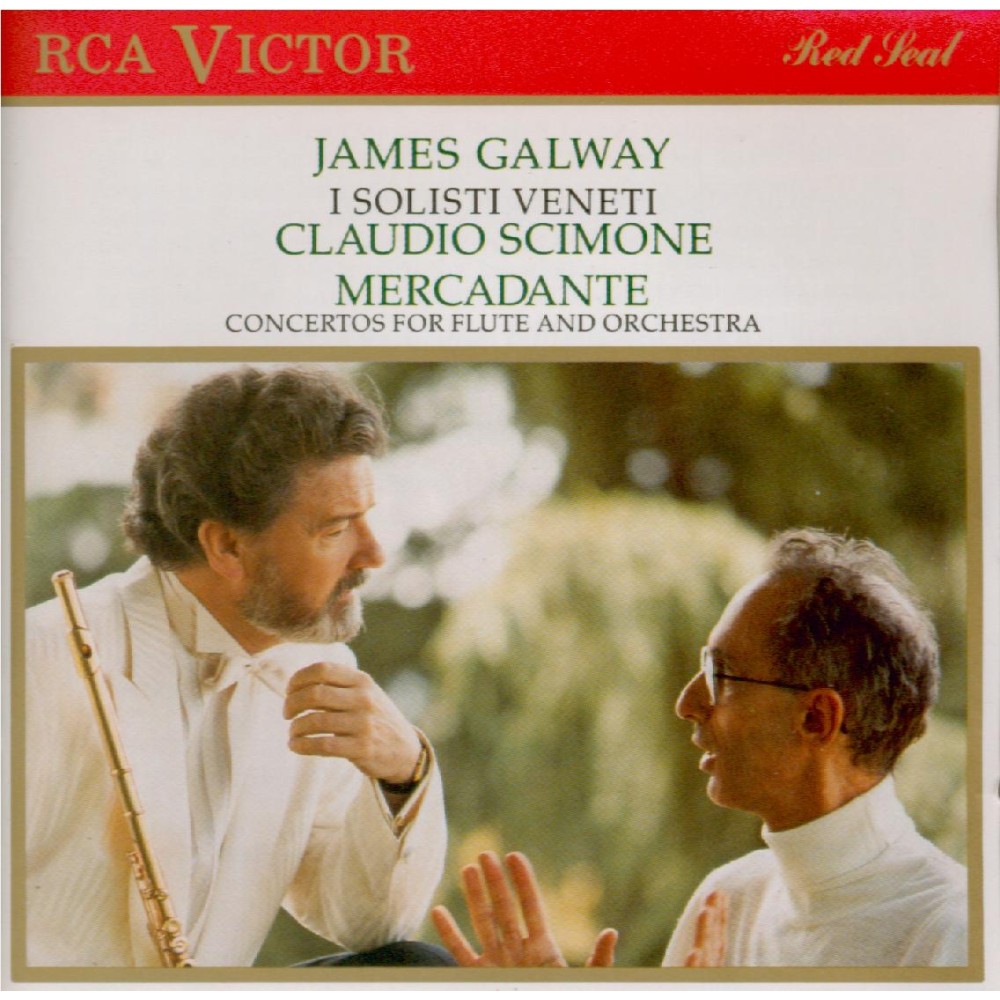 MERCADANTE - Galway - Concerto pour flûte et orchestre à cordes n°2 en m