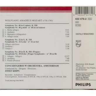 MOZART - Krips - Symphonie n°40 en sol mineur K.550
