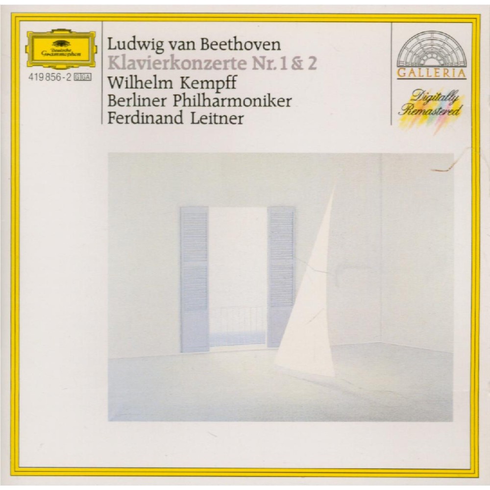 BEETHOVEN - Kempff - Concerto pour piano n°1 en ut majeur op.15