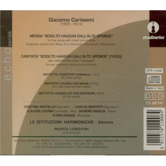 CARISSIMI - Longhini - Missa 'Sciolto havean dall'arte sponde'