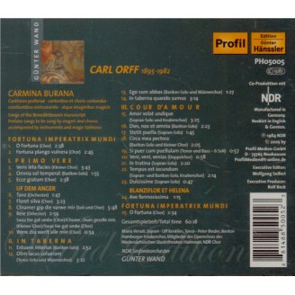 ORFF - Wand - Carmina Burana