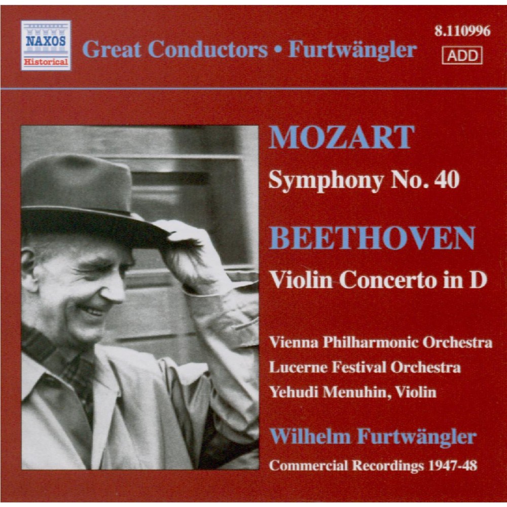 BEETHOVEN - Furtwängler - Concerto pour violon en ré majeur op.61