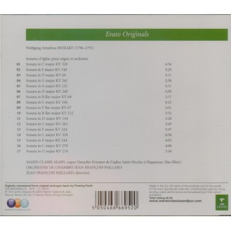 MOZART - Paillard - Sonates d'église
