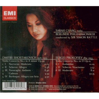 CHOSTAKOVITCH - Chang - Concerto pour violon et orchestre n°1 en la mine