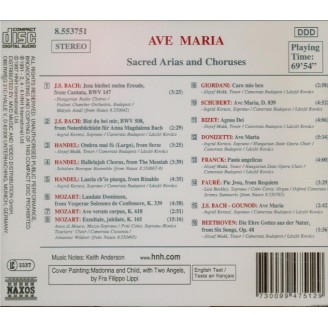 Ave Maria (Sacred arias and choruses)