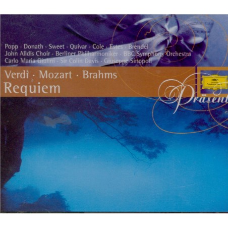 VERDI - Giulini - Messa da requiem, pour quatre voix solo, chur, et orc