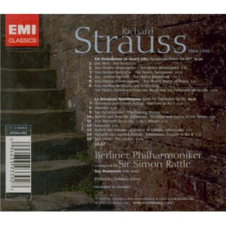STRAUSS - Rattle - Ein Heldenleben, poème symphonique pour grand orchest