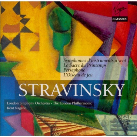 STRAVINSKY - Nagano - Symphonies d'instruments à vent
