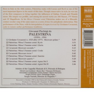 PALESTRINA - Vartolo - Missa 'L'homme armé'