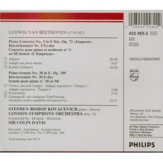 BEETHOVEN - Kovacevich - Concerto pour piano n°5 en mi bémol majeur op.7