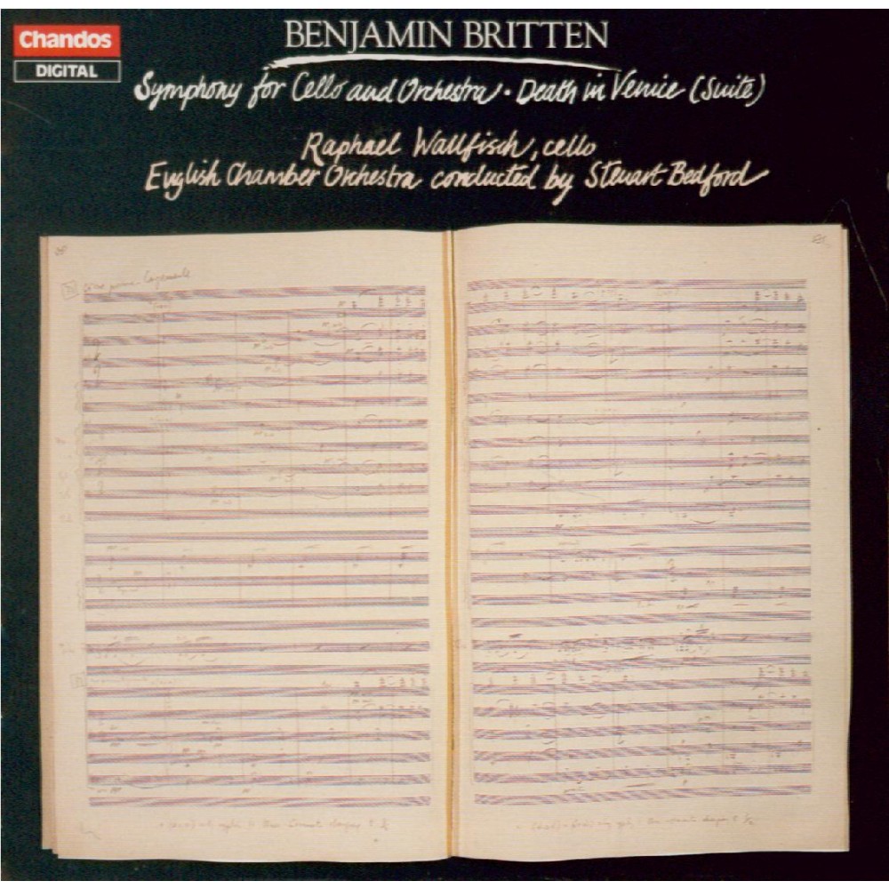 BRITTEN - Bedford - Cello symphony, pour violoncelle et orchestre op.68