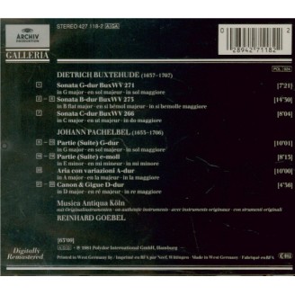 PACHELBEL - Goebel - Aria con variazioni