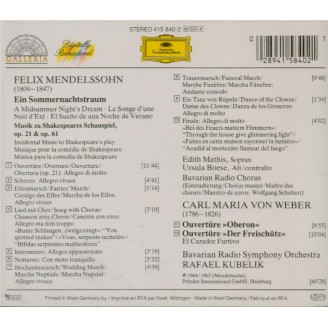 MENDELSSOHN-BARTHOLDY - Kubelik - Ein Sommernachtstraum (Le songe d'une