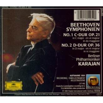 BEETHOVEN - Karajan - Symphonie n°1 op.21
